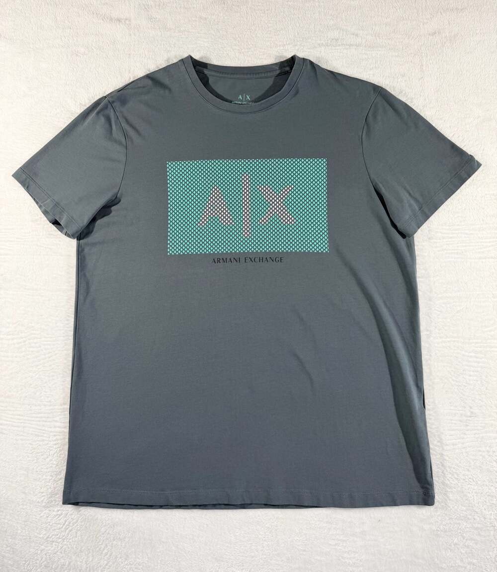 Armani Exchange A|X Graphic Logo T-Shirt Size L Slim